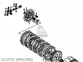 CLUTCH (RM125M) - RM125 1978 (C) USA (E03)