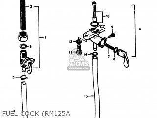 FUEL COCK (RM125A - RM125 1978 (C) USA (E03)