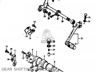 GEAR SHIFTING (RM125M) - RM125 1978 (C) USA (E03)