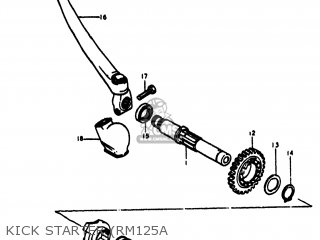 KICK STARTER (RM125A - RM125 1978 (C) USA (E03)