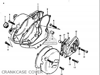 CRANKCASE COVER - RM125 1979 1980 (N T) USA (E03)