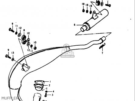 MUFFLER - RM125 1979 1980 (N T) USA (E03)
