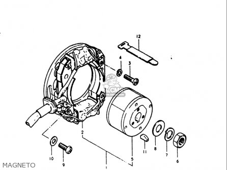 MAGNETO - RM125 1979 1980 (N T) USA (E03)