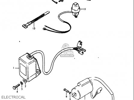 ELECTRICAL - RM125 1979 1980 (N T) USA (E03)