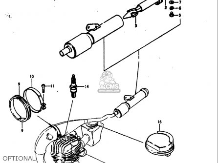 OPTIONAL - RM125 1979 1980 (N T) USA (E03)