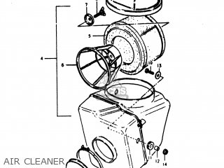 AIR CLEANER - RM125 1980 (T) USA (E03)