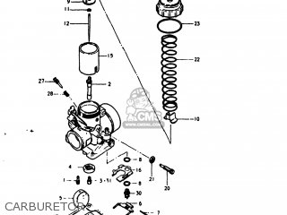 CARBURETOR - RM125 1980 (T) USA (E03)
