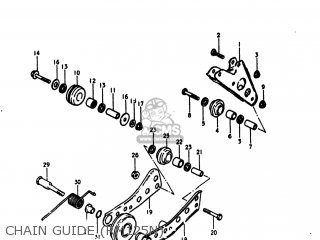 CHAIN GUIDE (RM125N) - RM125 1980 (T) USA (E03)