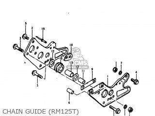 CHAIN GUIDE (RM125T) - RM125 1980 (T) USA (E03)