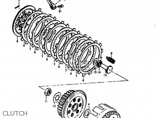 CLUTCH - RM125 1980 (T) USA (E03)