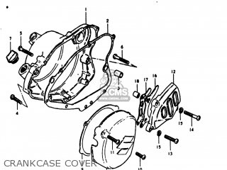 CRANKCASE COVER - RM125 1980 (T) USA (E03)