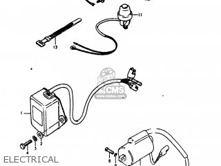 ELECTRICAL - RM125 1980 (T) USA (E03)