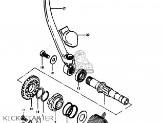 KICK STARTER - RM125 1980 (T) USA (E03)