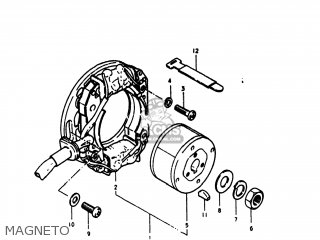 MAGNETO - RM125 1980 (T) USA (E03)