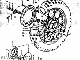 REAR WHEEL - RM125 1980 (T) USA (E03)