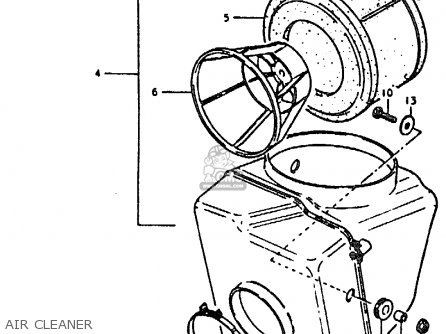 AIR CLEANER - RM125 1980 (T)