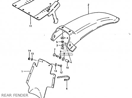 Suzuki Rm125 1981 (x) Parts Lists And Schematics