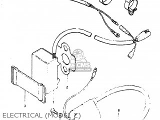 ELECTRICAL (MODEL Z) - RM125 1981 (X) USA (E03)