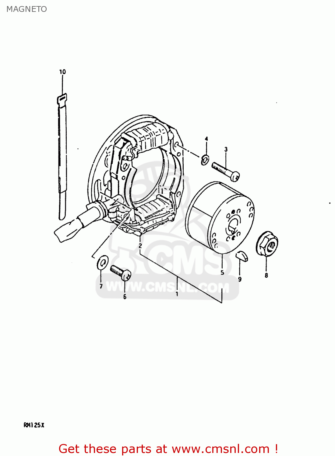 MAGNETO RM125 1981 (X)