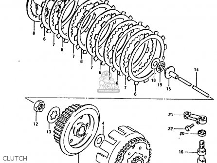 CLUTCH - RM125 1981 (X)