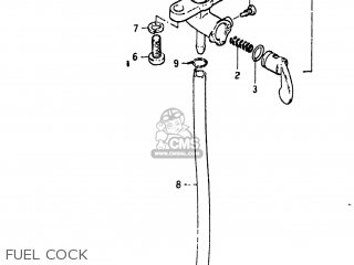 FUEL COCK - RM125 1982 (Z) USA (E03)