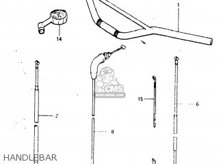 HANDLEBAR - RM125 1982 (Z) USA (E03)