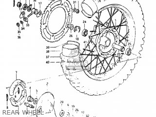REAR WHEEL - RM125 1982 (Z) USA (E03)