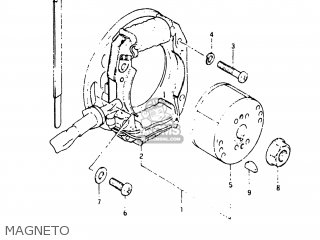 MAGNETO - RM125 1983 (D) USA (E03)
