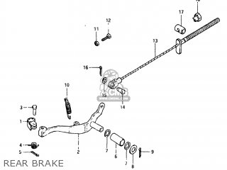 REAR BRAKE - RM125 1983 (D) USA (E03)