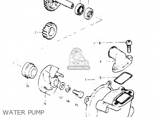 WATER PUMP - RM125 1983 (D) USA (E03)