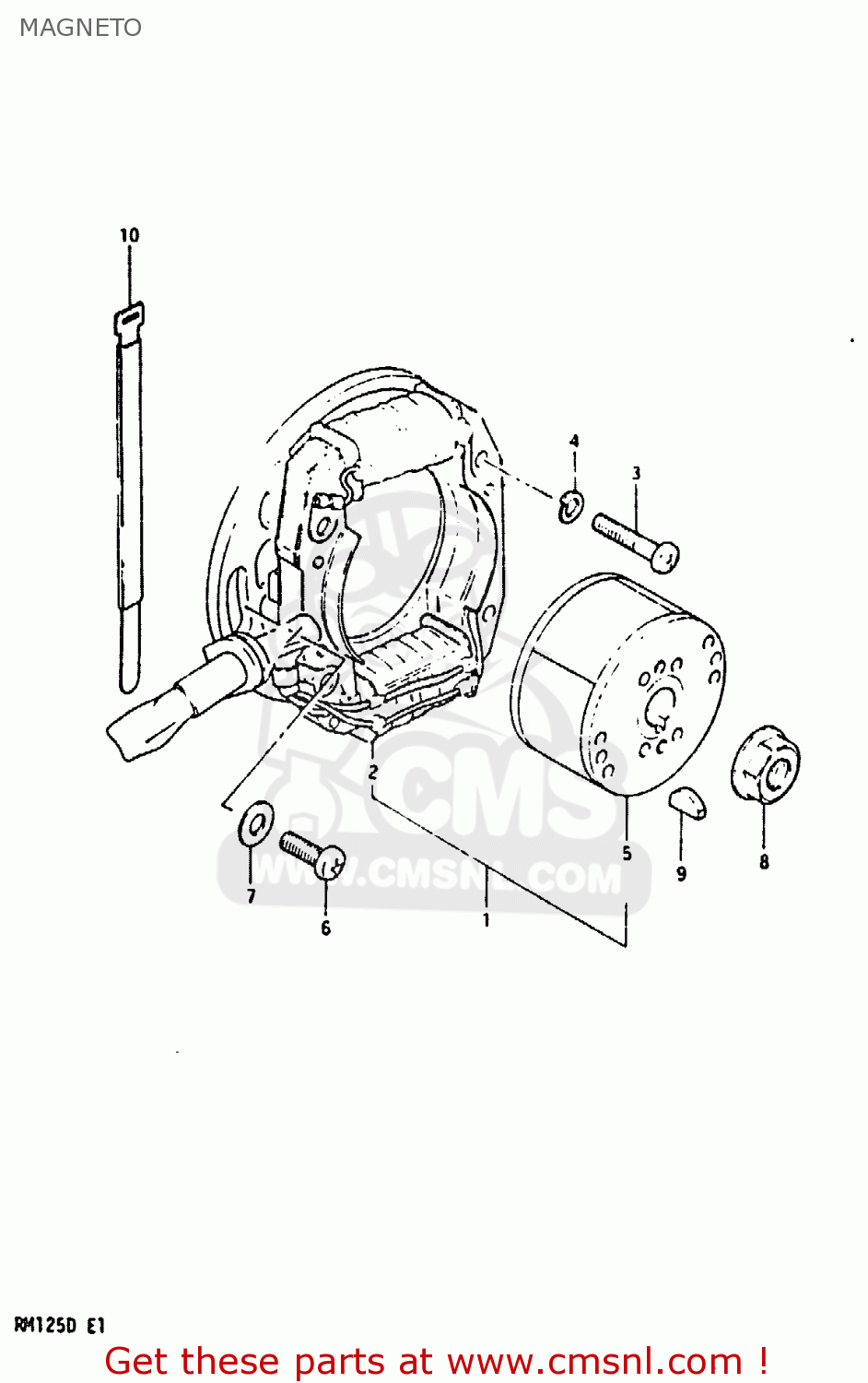 MAGNETO RM125 1983 (D)