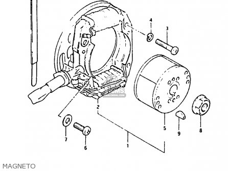 MAGNETO - RM125 1983 (D)