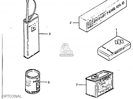 OPTIONAL - RM125 1983 (D)