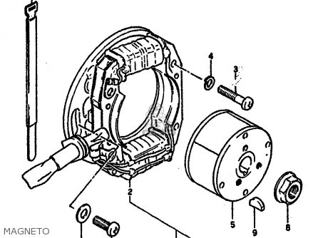 MAGNETO - RM125 1984 (E) GENERAL FRANCE (E01 E04)