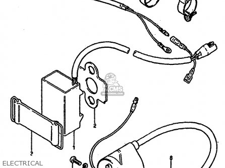 ELECTRICAL - RM125 1984 (E) GENERAL FRANCE (E01 E04)
