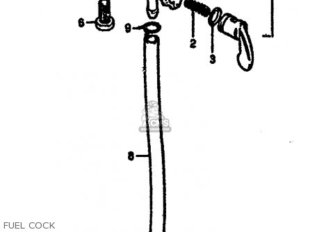 FUEL COCK - RM125 1984 (E) GENERAL FRANCE (E01 E04)