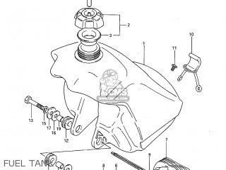 FUEL TANK - RM125 1984 (E) USA (E03)