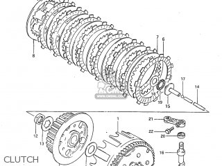 CLUTCH - RM125 1985 (F) USA (E03)