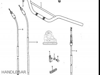 HANDLEBAR - RM125 1986 (G) USA (E03)