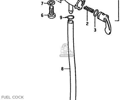 FUEL COCK - RM125 1987 (H) (E01 E02 E04 E24)
