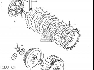 CLUTCH - RM125 1987 (H) USA (E03)