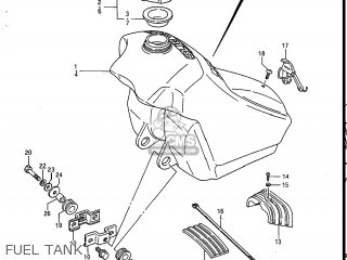FUEL TANK - RM125 1987 (H) USA (E03)