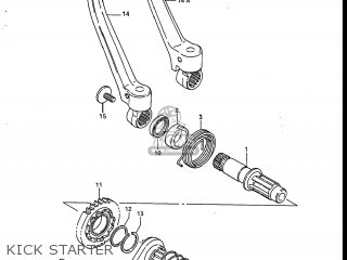 KICK STARTER - RM125 1987 (H) USA (E03)