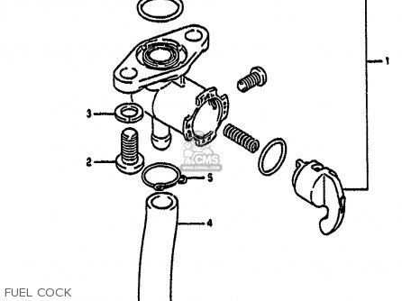 FUEL COCK - RM125 1989 (K) UNITED KINGDOM FRANCE AUSTRALIA (E02 E04 E24)