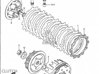 CLUTCH - RM125 1989 (K) USA (E03)