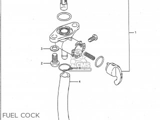 FUEL COCK - RM125 1989 (K) USA (E03)