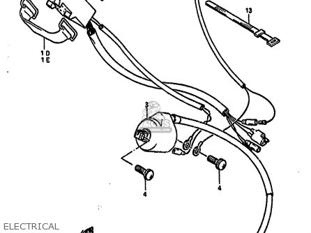 ELECTRICAL - RM125 1990 (L) UNITED KINGDOM FRANCE AUSTRALIA (E02 E04 E24)