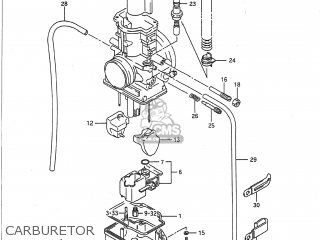 CARBURETOR - RM125 1990 (L) USA (E03)