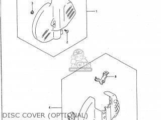 DISC COVER (OPTIONAL) - RM125 1990 (L) USA (E03)
