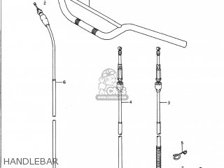 HANDLEBAR - RM125 1990 (L) USA (E03)